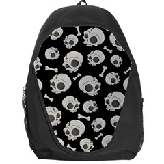 Halloween Skull Pattern Backpack Bag by Valentinaart