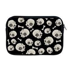 Halloween Skull Pattern Apple Macbook Pro 17  Zipper Case by Valentinaart