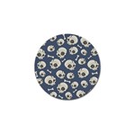 Halloween skull pattern Golf Ball Marker Front