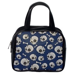 Halloween Skull Pattern Classic Handbag (one Side) by Valentinaart