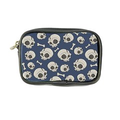 Halloween Skull Pattern Coin Purse by Valentinaart