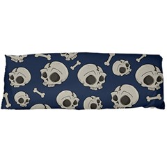 Halloween Skull Pattern Body Pillow Case Dakimakura (two Sides) by Valentinaart