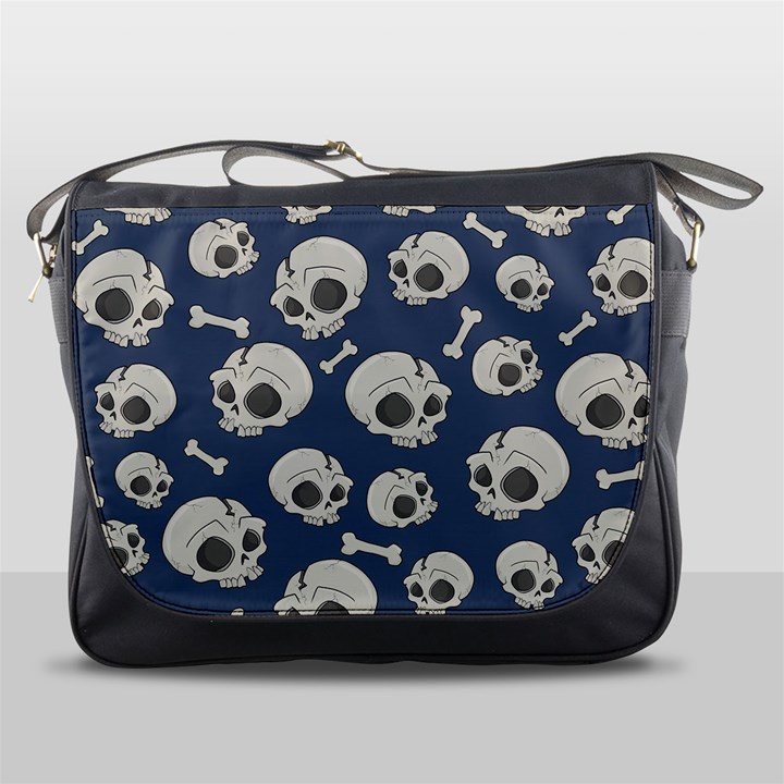 Halloween skull pattern Messenger Bag