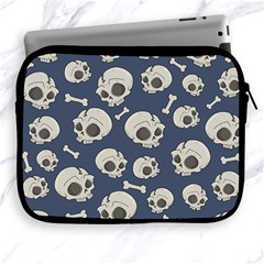 Halloween Skull Pattern Apple Ipad 2/3/4 Zipper Cases by Valentinaart