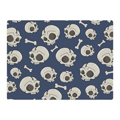 Halloween Skull Pattern Double Sided Flano Blanket (mini)  by Valentinaart