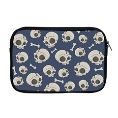 Halloween Skull Pattern Apple Macbook Pro 17  Zipper Case by Valentinaart