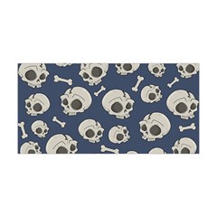 Halloween Skull Pattern Yoga Headband by Valentinaart