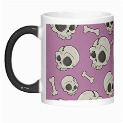 Halloween Skull Pattern Morph Mugs by Valentinaart