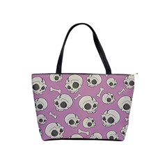 Halloween Skull Pattern Classic Shoulder Handbag by Valentinaart