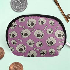 Halloween Skull Pattern Accessory Pouch (medium) by Valentinaart