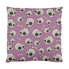 Halloween Skull Pattern Standard Cushion Case (two Sides) by Valentinaart