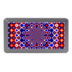 Digital Art Background Red Blue Memory Card Reader (mini) by Sapixe