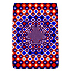 Digital Art Background Red Blue Removable Flap Cover (l) by Sapixe