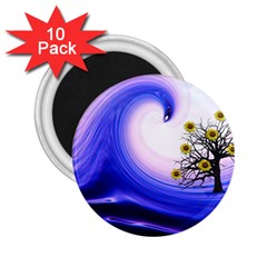 Composing Nature Background Graphic 2 25  Magnets (10 Pack)  by Sapixe