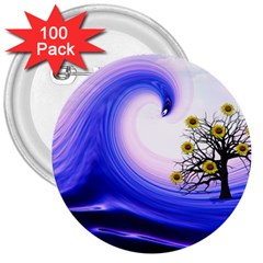 Composing Nature Background Graphic 3  Buttons (100 Pack)  by Sapixe