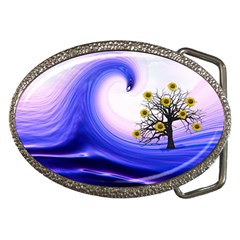 Composing Nature Background Graphic Belt Buckles by Sapixe