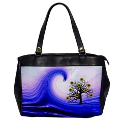 Composing Nature Background Graphic Oversize Office Handbag by Sapixe