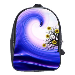 Composing Nature Background Graphic School Bag (xl) by Sapixe