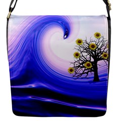 Composing Nature Background Graphic Flap Closure Messenger Bag (s) by Sapixe