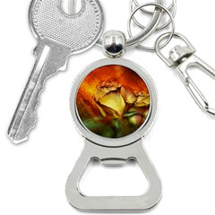 Rose Flower Petal Floral Love Bottle Opener Key Chains by Sapixe