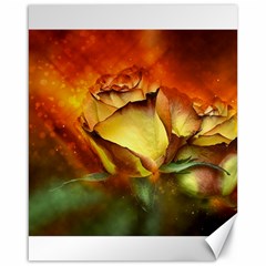 Rose Flower Petal Floral Love Canvas 16  X 20  by Sapixe