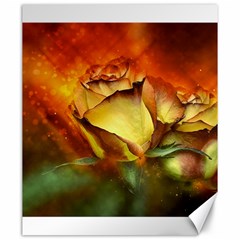 Rose Flower Petal Floral Love Canvas 20  X 24  by Sapixe