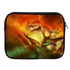 Rose Flower Petal Floral Love Apple Ipad 2/3/4 Zipper Cases by Sapixe