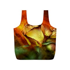 Rose Flower Petal Floral Love Full Print Recycle Bag (s) by Sapixe