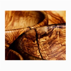 Olive Wood Wood Grain Structure Small Glasses Cloth (2-side) by Sapixe