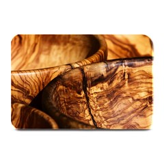 Olive Wood Wood Grain Structure Plate Mats by Sapixe