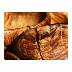 Olive Wood Wood Grain Structure Double Sided Flano Blanket (mini)  by Sapixe