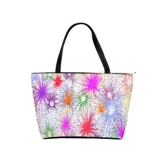 Star Dab Farbkleckse Leaf Flower Classic Shoulder Handbag by Sapixe