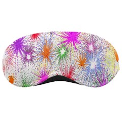 Star Dab Farbkleckse Leaf Flower Sleeping Masks by Sapixe