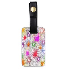 Star Dab Farbkleckse Leaf Flower Luggage Tags (one Side)  by Sapixe