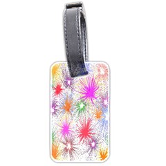 Star Dab Farbkleckse Leaf Flower Luggage Tags (two Sides) by Sapixe