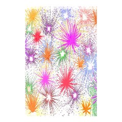 Star Dab Farbkleckse Leaf Flower Shower Curtain 48  X 72  (small)  by Sapixe