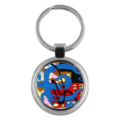 Creativeness Art Illustration Key Chains (round)  by Sapixe