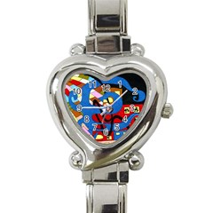 Creativeness Art Illustration Heart Italian Charm Watch by Sapixe