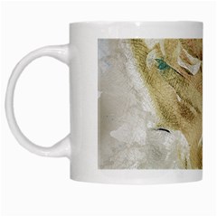 Rose Flower Petal Love Romance White Mugs by Sapixe