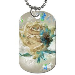 Rose Flower Petal Love Romance Dog Tag (one Side) by Sapixe