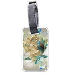 Rose Flower Petal Love Romance Luggage Tags (two Sides) by Sapixe