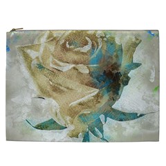 Rose Flower Petal Love Romance Cosmetic Bag (xxl) by Sapixe