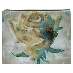 Rose Flower Petal Love Romance Cosmetic Bag (xxxl) by Sapixe