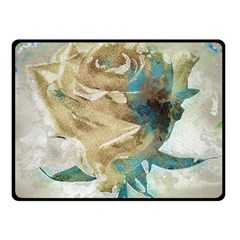 Rose Flower Petal Love Romance Double Sided Fleece Blanket (small)  by Sapixe