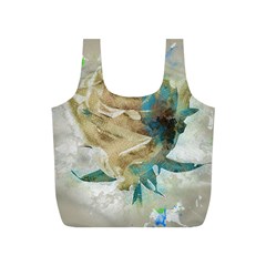 Rose Flower Petal Love Romance Full Print Recycle Bag (s) by Sapixe