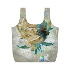 Rose Flower Petal Love Romance Full Print Recycle Bag (m) by Sapixe