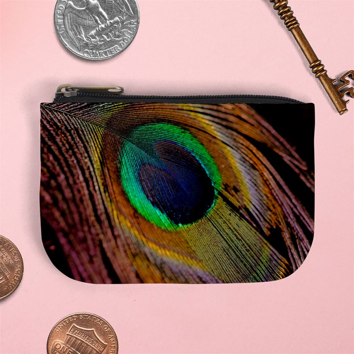 Bird Feather Background Nature Mini Coin Purse