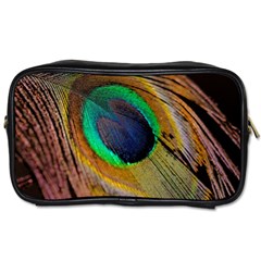 Bird Feather Background Nature Toiletries Bag (one Side) by Sapixe