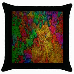 Background Color Template Abstract Throw Pillow Case (black) by Sapixe