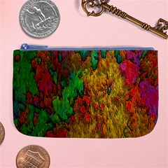 Background Color Template Abstract Large Coin Purse by Sapixe